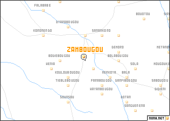 map of Zambougou