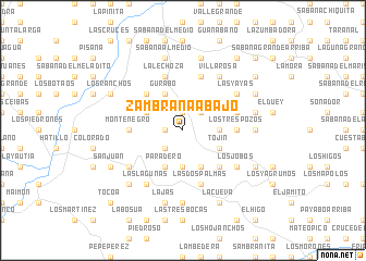 map of Zambrana Abajo