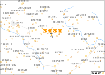 map of Zambrano