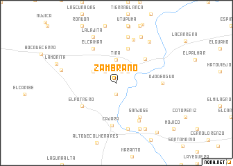 map of Zambrano