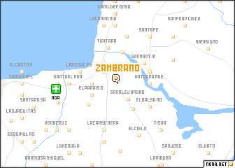 map of Zambrano