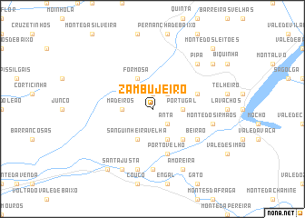 map of Zambujeiro