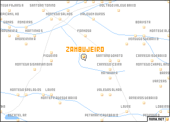 map of Zambujeiro