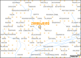 map of Zambujeiro