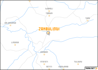 map of Zambulindi