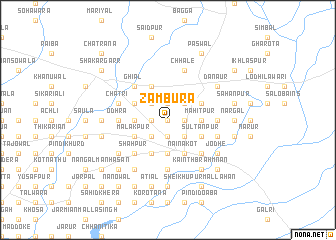 map of Zambura