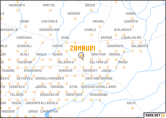 map of Zamburi