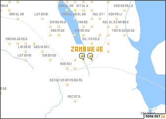 map of Zambwe