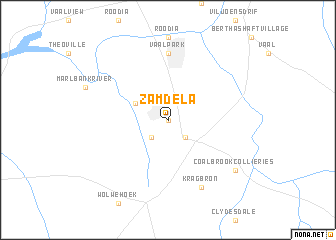 map of Zamdela