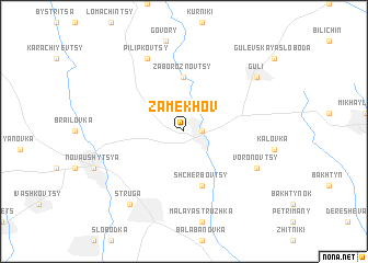 map of Zamekhov