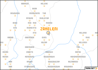 map of Zamelen I