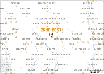 map of Zamfireşti