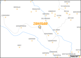 map of Zamīndar