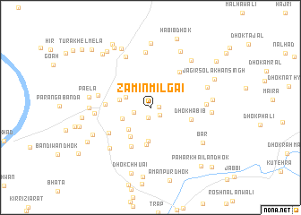 map of Zamīn Milgāi