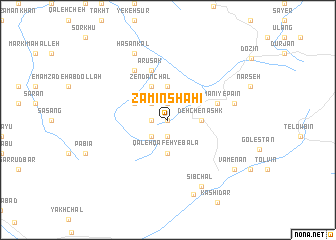 map of Zamīn Shāhī