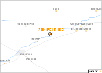 map of Zamiralovka
