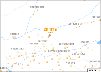 map of Zamite