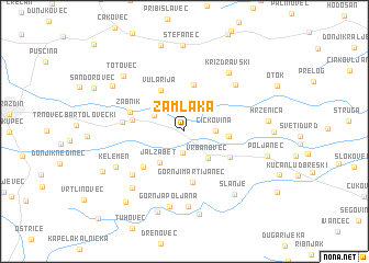 map of Zamlaka