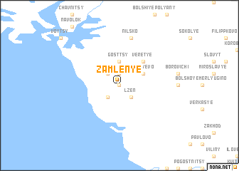 map of Zamlen\