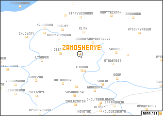map of Zamoshenʼye