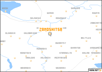 map of Zamoshitsa