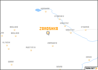 map of Zamoshka