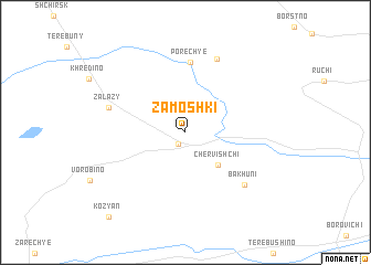 map of Zamoshki