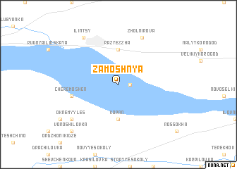 map of Zamoshnya