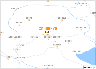 map of Zamosh\