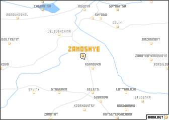 map of Zamoshʼye