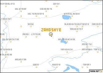 map of Zamoshʼye