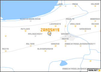 map of Zamosh\