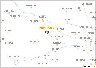 map of Zamosh\