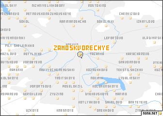 map of Zamoskvorech\