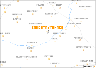 map of Zamostnyye Kaksi