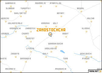 map of Zamostochcha