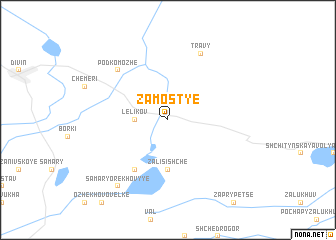 map of Zamostʼye