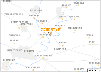 map of Zamost\