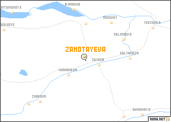 map of Zamotayeva