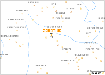map of Zamotiua