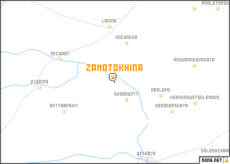 map of Zamotokhina