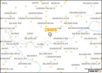 map of Zamra