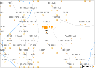 map of Zamsé