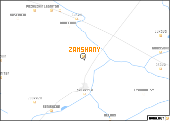 map of Zamshany