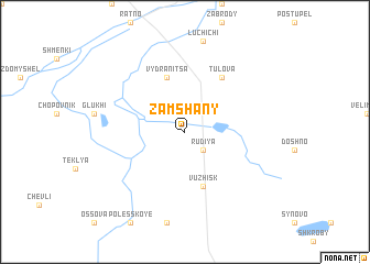 map of Zamshany