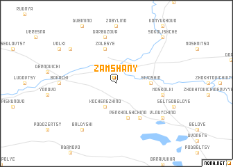 map of Zamshany