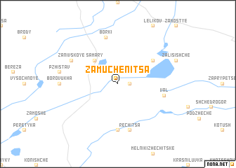 map of Zamuchenitsa