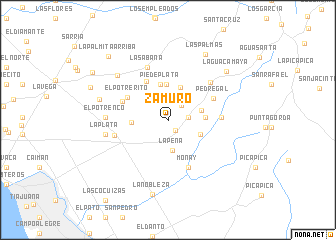 map of Zamuro