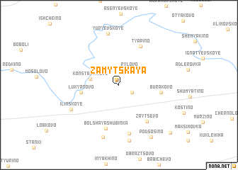 map of Zamytskaya