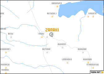 map of Zanaki